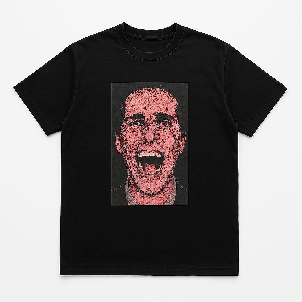 American psycho half sleeve T-shirt