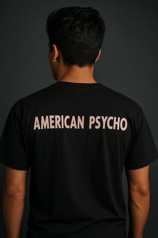 American psycho half sleeve T-shirt